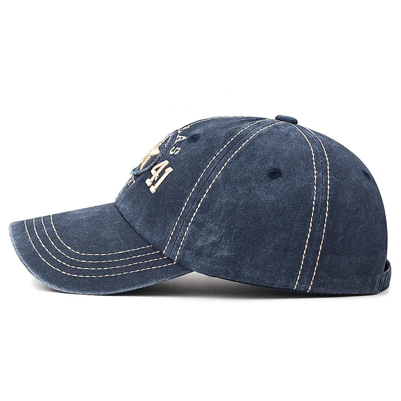 New Fashion Men Women 3D Embroidery Three-Line Sewing Baseball Cap Unisex