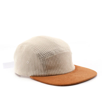 Custom Thick Autumn Versatile Retro Flat Brim Baseball Cap