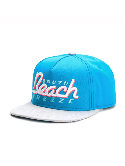 Breeze Cap Fashion Hip Hop Sky Blue Headwear Snapback Hat For Men Women
