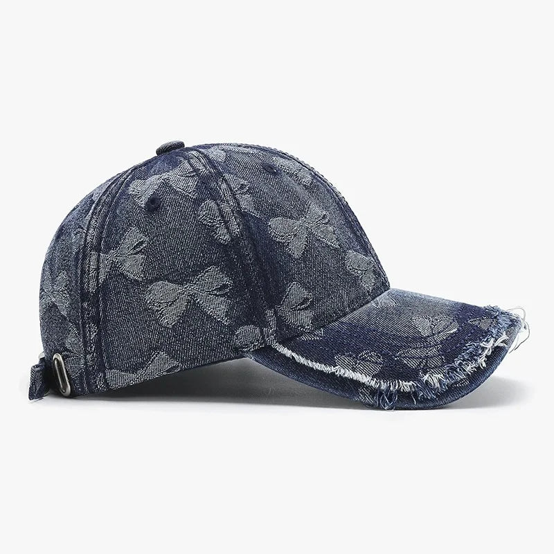Washed Denim Vintage Baseball Cap