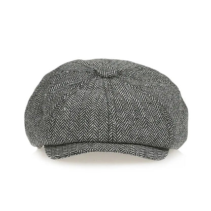 New Tweed Kids Beret Cap Vintage Style Cute Retro Newsboy Hat