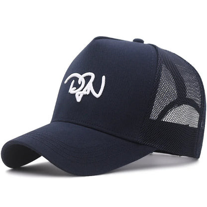 High Quality Summer Lady Mesh Sun Caps Male Large Snapback Hat Hard Cotton Women