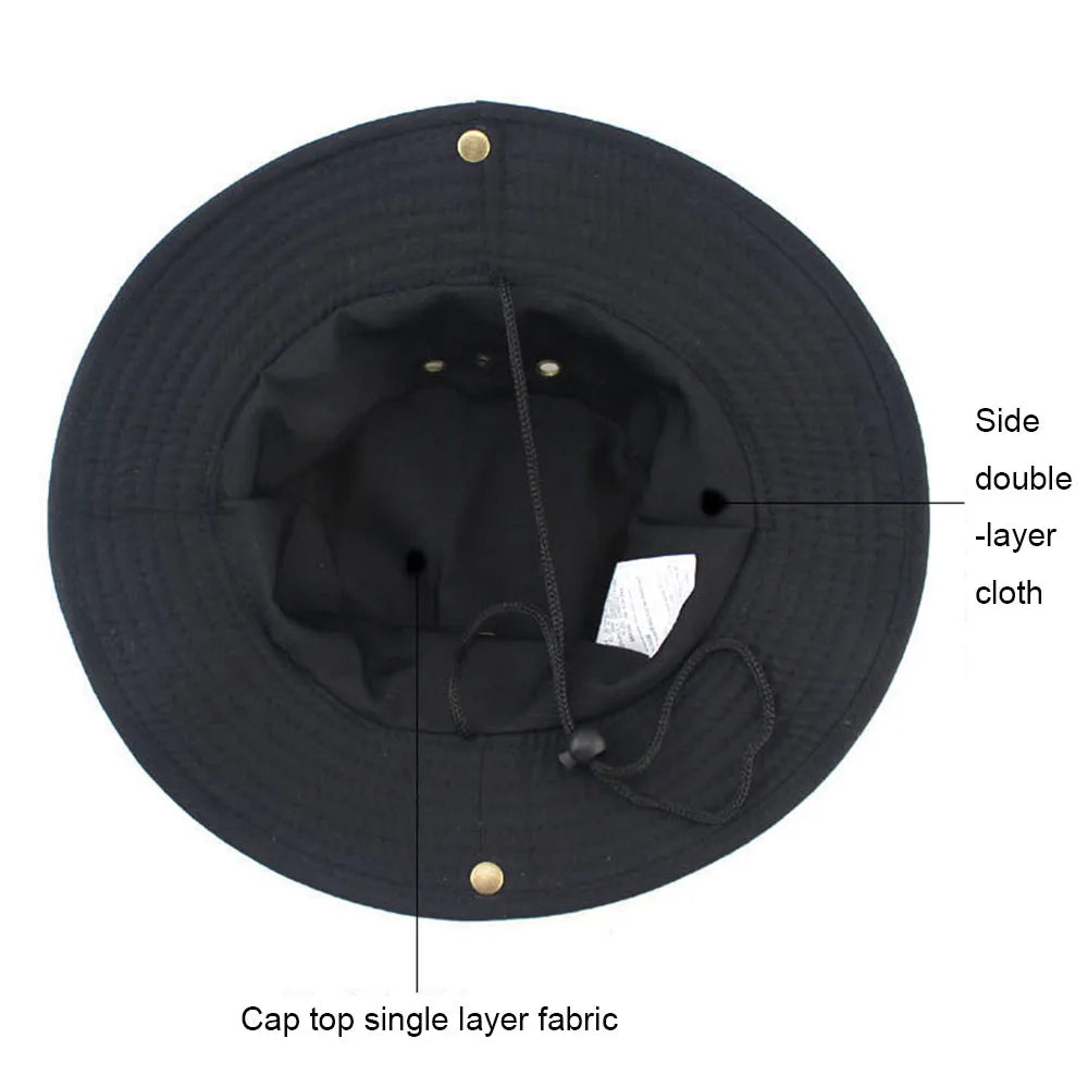 Camouflage Tactical Cap Outdoor Casual Men's Panama Bucket Hat