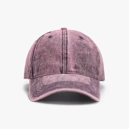 Washed Baseball Cap, Dad Cap, Unisex Outdoor Cap