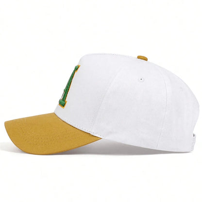 Unisex Stereoscopic A Letter Embroidery Baseball Caps Spring and Autumn