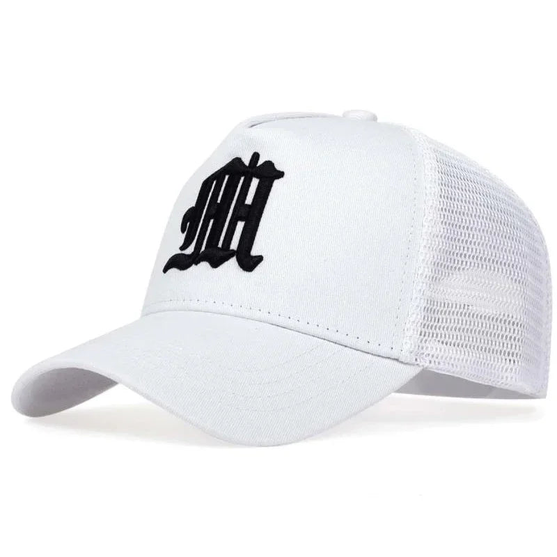 Unisex Personality M Letter Embroidery Baseball Net Caps Spring Summer