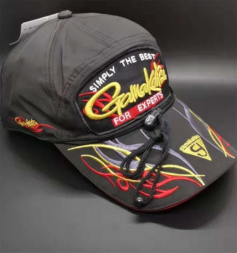 Gamakatsu Fishing Hat With Clip Baseball Fishing Cap