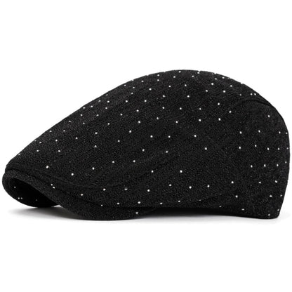 Men Women Adjustable Ivy Flat Cap Berets