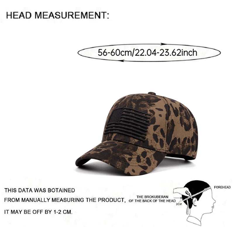 New Baseball Hat Embroidered US Flag Skateboard Hat Outdoor Daily Commuter Decorative Hat Sunshade Hat Unisex Hip Hop Hat