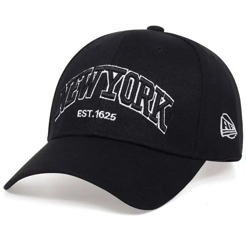 New York Letter Embroidery Baseball Caps Autumn Outdoor Adjustable Casual Hats Sunscreen Hat