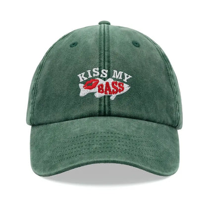 1pc "Kiss My Bass" Leisure Baseball Cap for Men