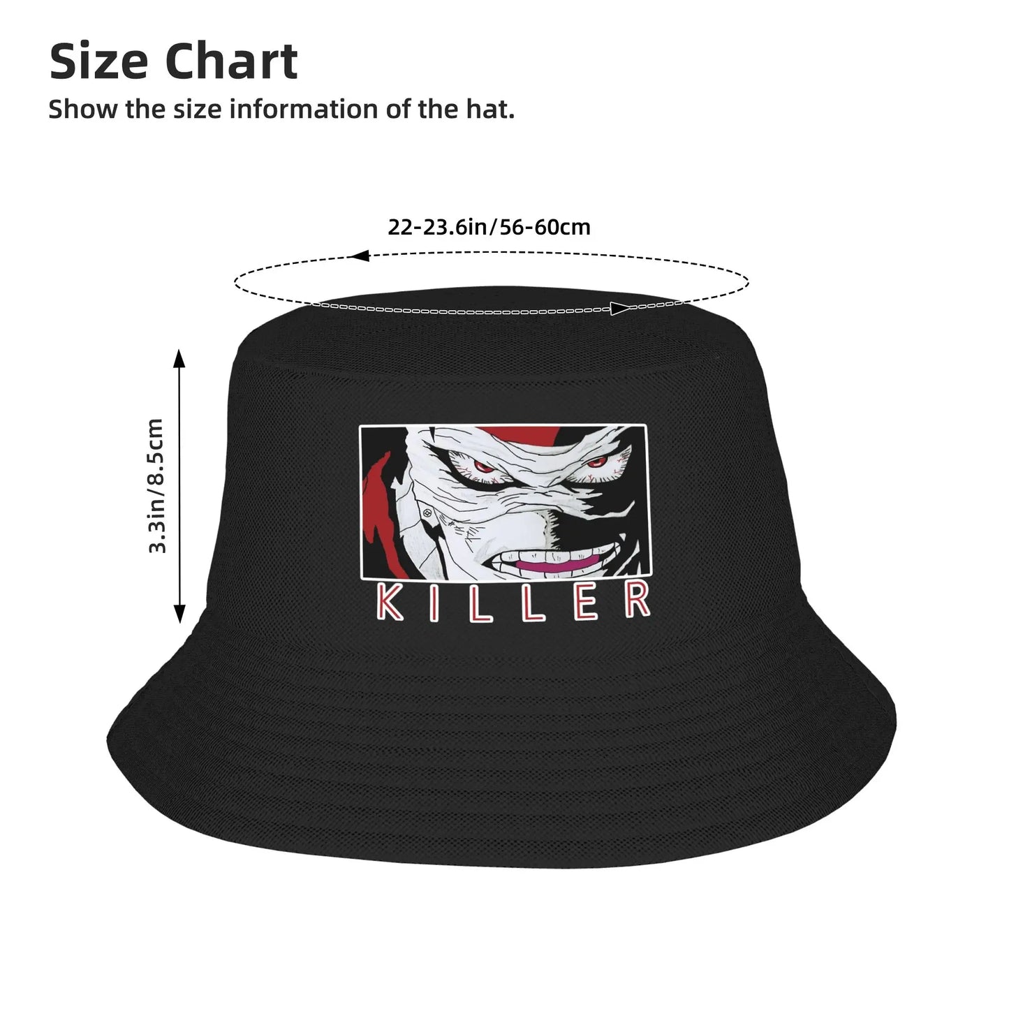 Hero Killer Stain Bucket Hat Hawaii Fisherman Caps Personality Fishing Sun Hats