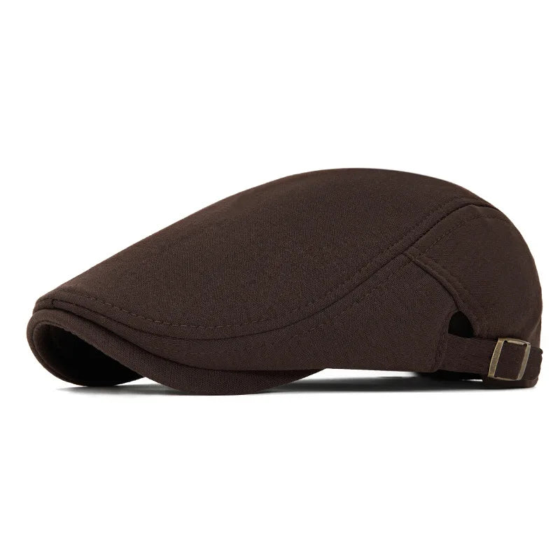 Cotton Adjustable Newsboy Caps Men Woman Casual Beret
