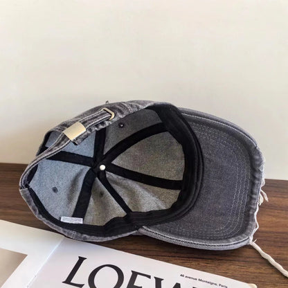 Distressed Baseball Cap For Men And Women