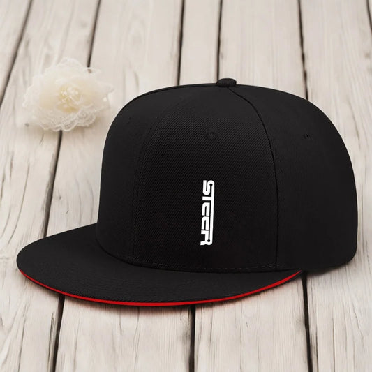 Versatile Casual Trend Women's Flat-Brimmed Clip Heart Snapback Cap