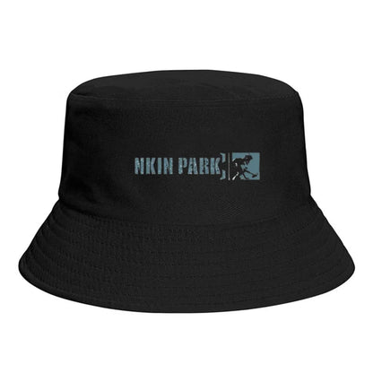 Name and Sprayer Man Logo Spring Summer Bucket Hat