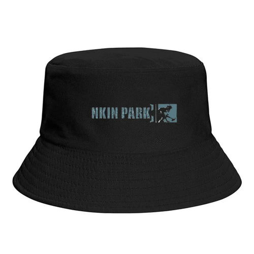 Name and Sprayer Man Logo Spring Summer Bucket Hat