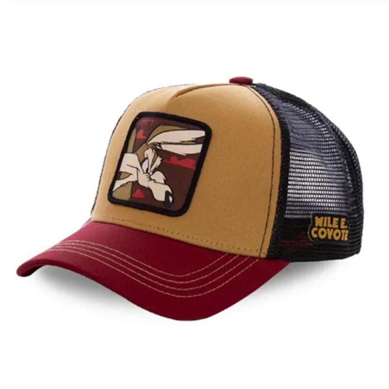 High Quality Brand Anime Cartoon Snapback Cotton Baseball Cap Men Women