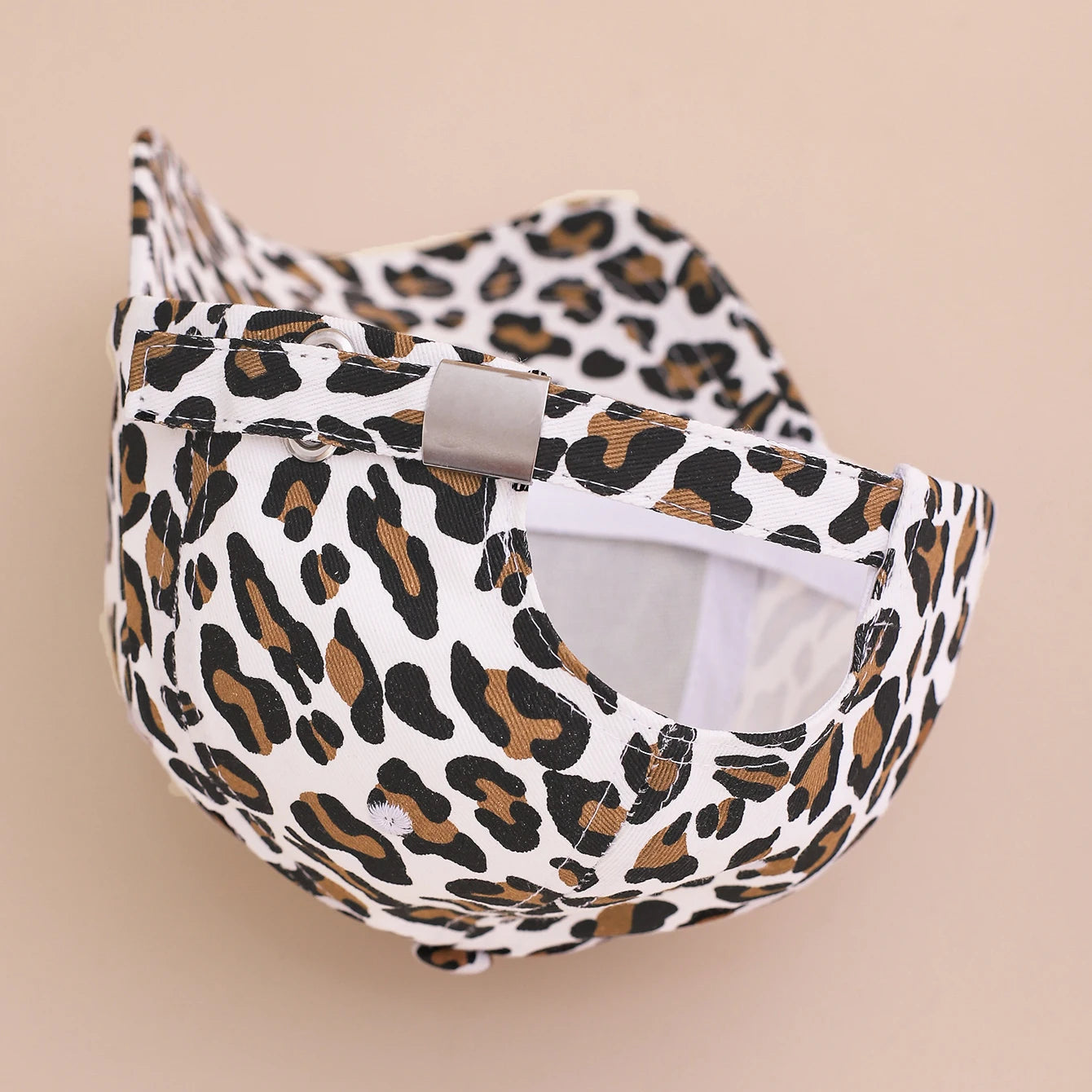 American Trend Retro Spicy Girl Style Leopard Print Baseball Cap