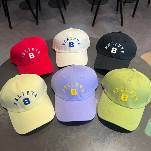 Letter Embroidery Baseball Cap