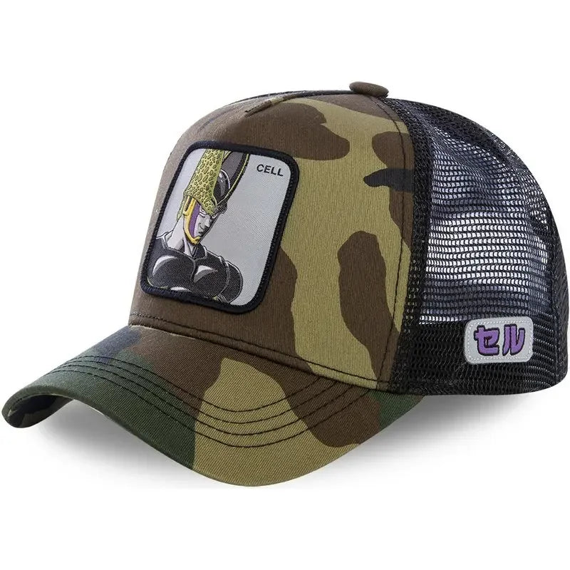 Dragon Ball Son Goku Cap Summer Travel Peaked Cap Men's Embroidery Hip-Hop Cap