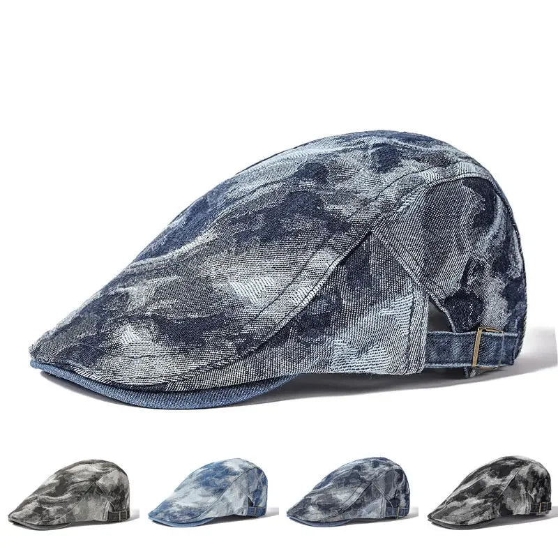 Four Seasons Cotton Print Newsboy Caps