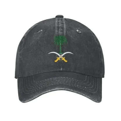 Personalized Cotton Emblem Of Saudi Arabia Baseball Cap