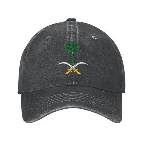 Personalized Cotton Emblem Of Saudi Arabia Baseball Cap