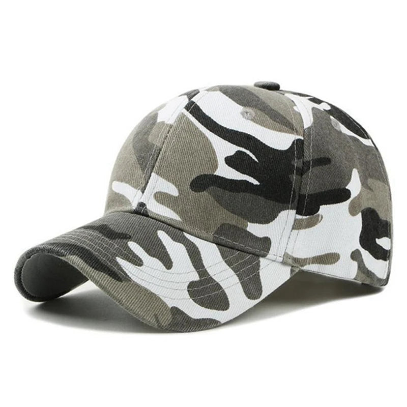 Men Women Summer Cotton Camouflage Printed Baseball Caps Sunhat Outdoor