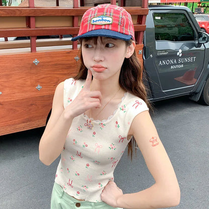 Unisex Visors New Plaid Retro Fashionable Simple