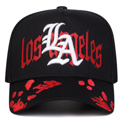 Unisex Gothic LA Los Angeles Embroidery Baseball Caps Spring Autumn Sports Cap
