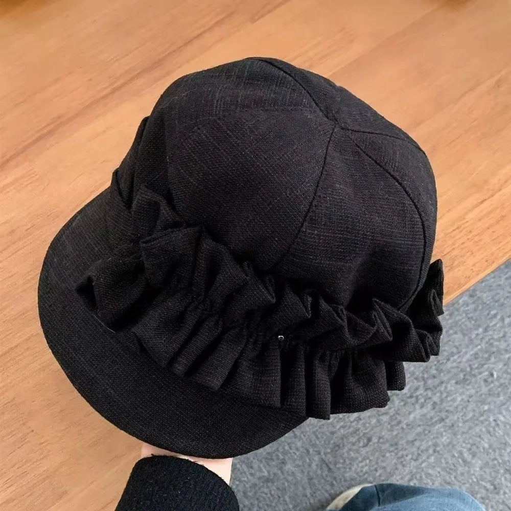 Cotton And Linen Small Face Fit Equestrian Hat