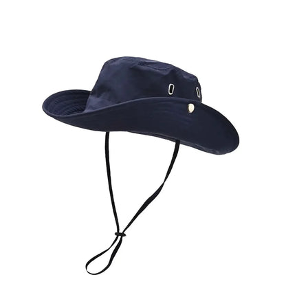 Men Silver Porosity Of Quick Drying Material Bucket Hats