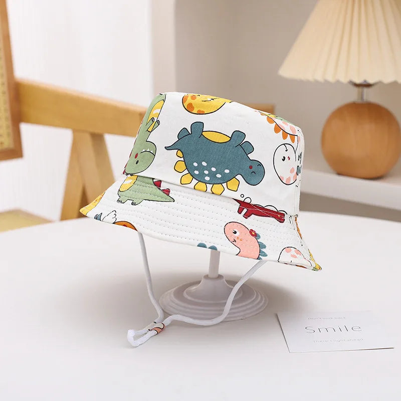 Children Panama Hat Spring Summer Baby Fisherman Hat For Boys Girls Bucket Hats