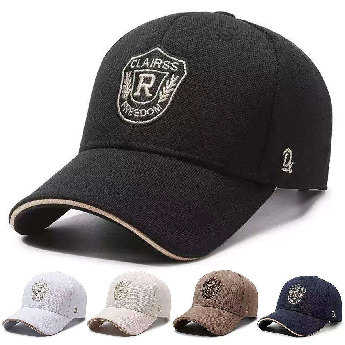 Unisex Clairss R Freedom Embroidery Baseball Caps Spring Autumn