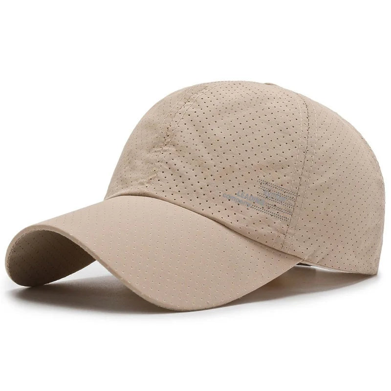 Quick Dry Mesh Baseball Cap For Men - Waterproof And Breathable