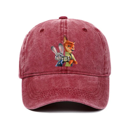 Cartoon Zootopia Three-toedSloth Baseball Cap