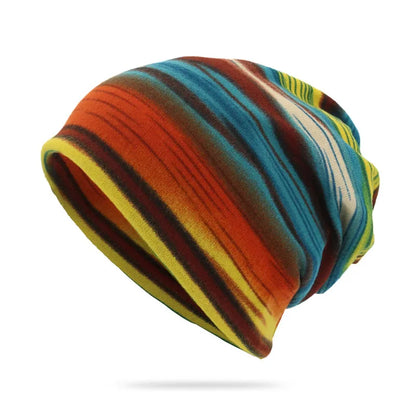 Cotton Slouchy Beanies For Men Vintage Hip-Hop Slouchy Hat Autumn Winter