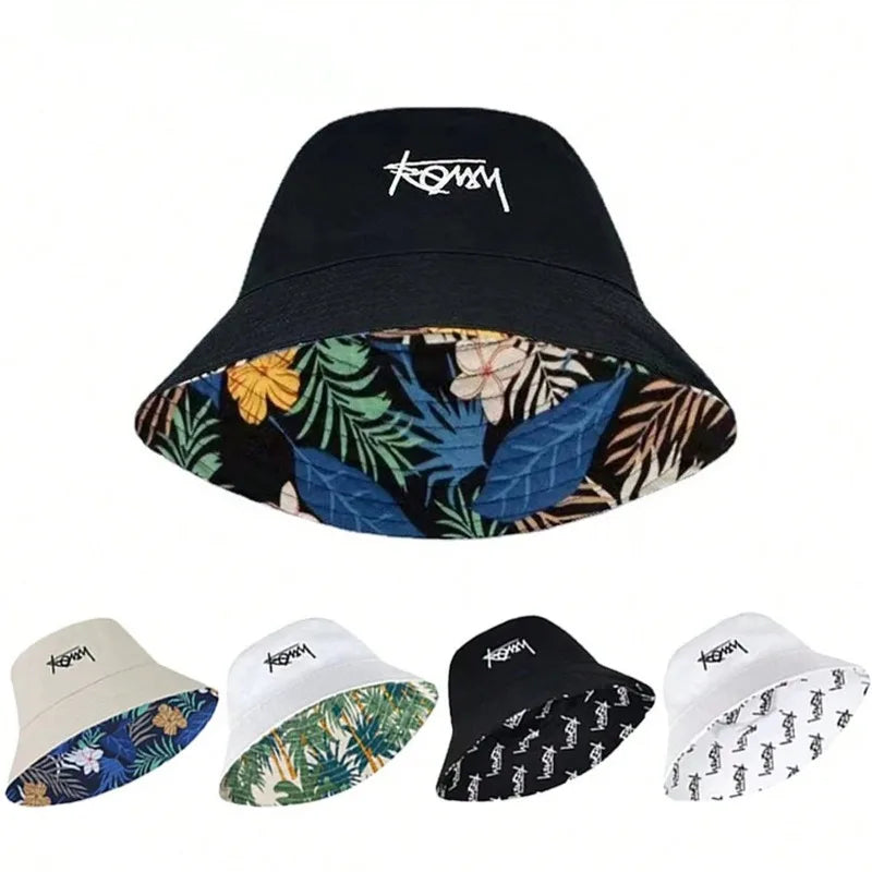 Embroidered Printed Fisherman Hat Men And Women