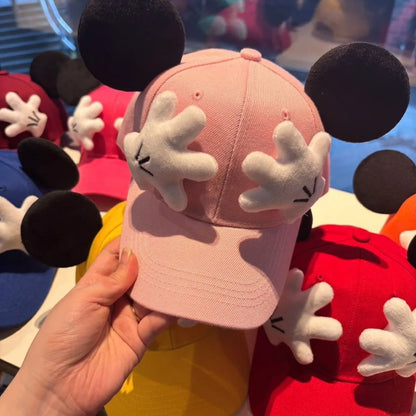 Parent-child Matching Set Cute Mouse Ear Baseball Cap  Children's Teens Adults Cartoon