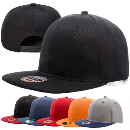 Cap Plain Snapback Hat Men Women