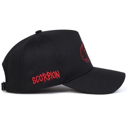 Unisex Scorpion Embroidery Baseball Caps Spring Autumn Outdoor Sports Cap