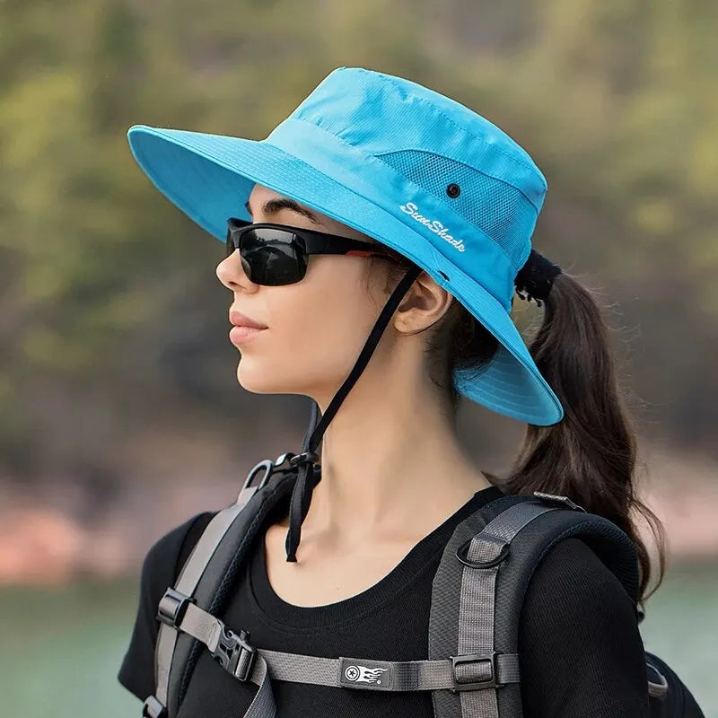 100% Polyester Summer Outdoor Sun Hat