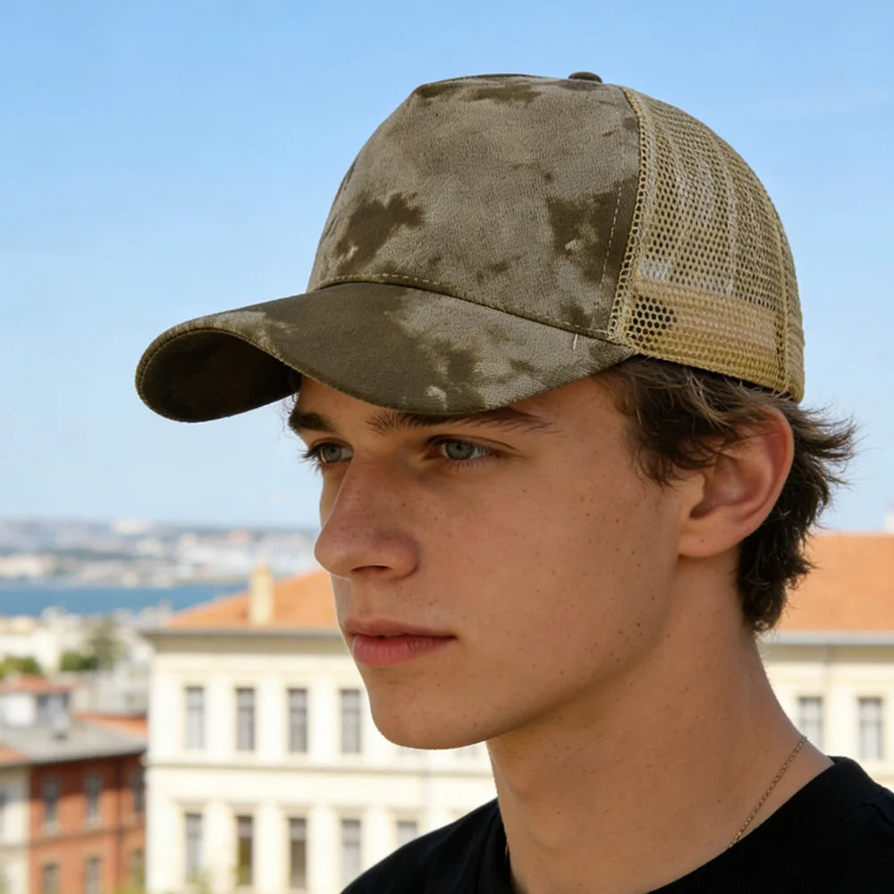 Summer Mesh Baseball Cap Women Men New Outdoor