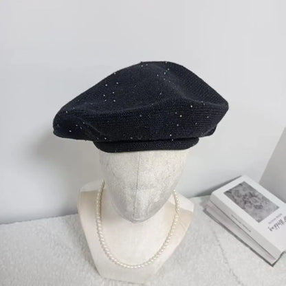 Ladies' New Spring And Summer Sweet Thin Breathable Solid Color Beret