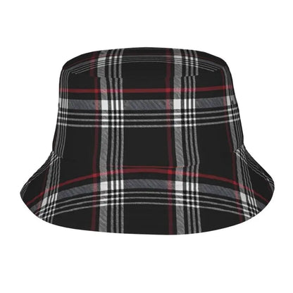 Custom GTI Tartan Bucket Hat Sun Beach Packable Fisherman Cap