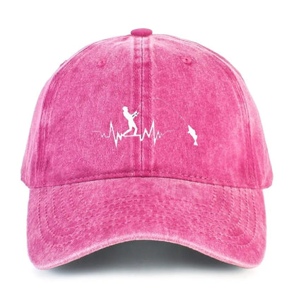 Fashion Fishing Pattern Design Embroidery Baseball Cap