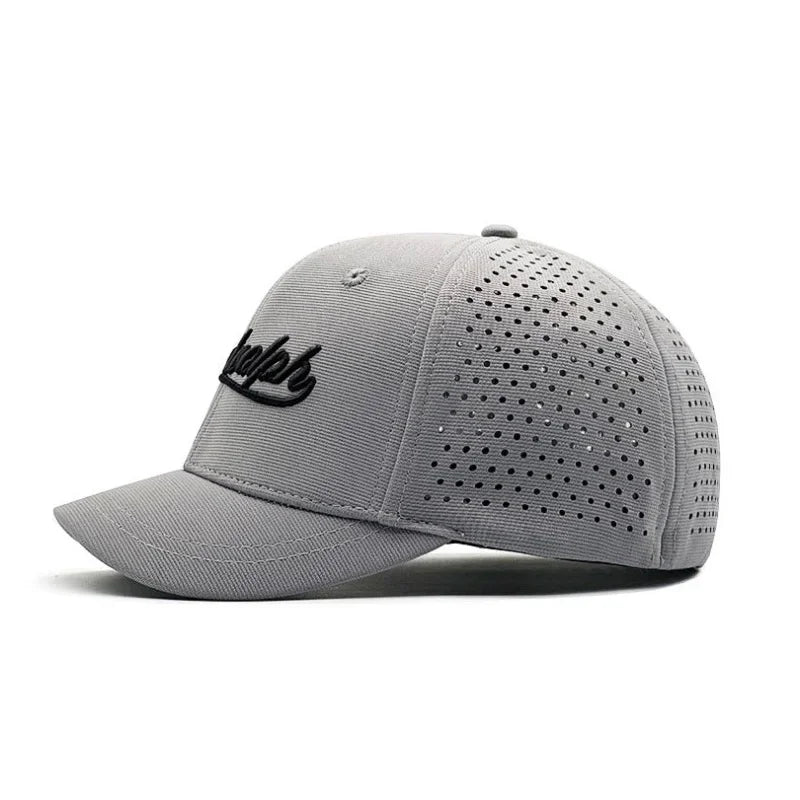 Big Head Hat Back Closed 5cm Short Brim Baseball Cap