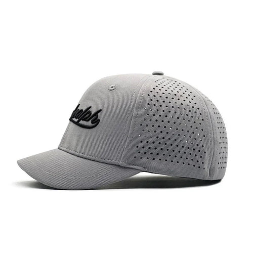 Big Head Hat Back Closed 5cm Short Brim Baseball Cap