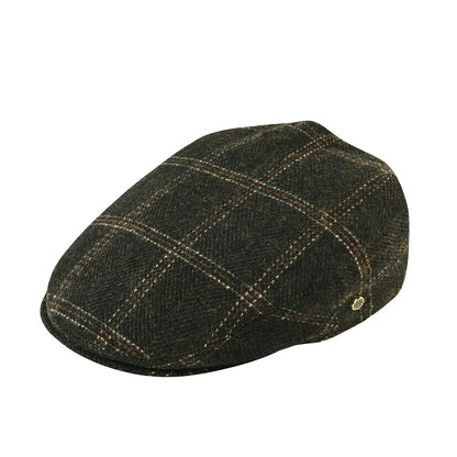 Wool Tweed Herringbone Irish Cap Men Women Beret